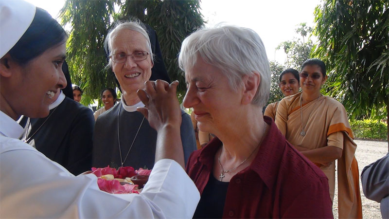Reception to Sr. Anne, Sr. Domitilla, Sr.Margaretis at sendhwa